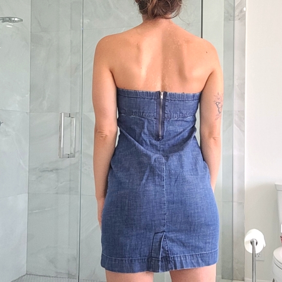Sweet heart Jean dress size xs/s - Picture 2 of 2